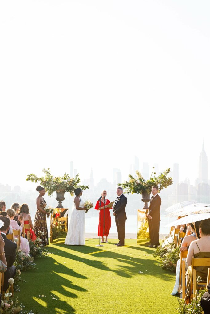 Chi and Andy’s wedding at Westlight at The William Vale Hotel in Williamsburg Brooklyn, New York City.