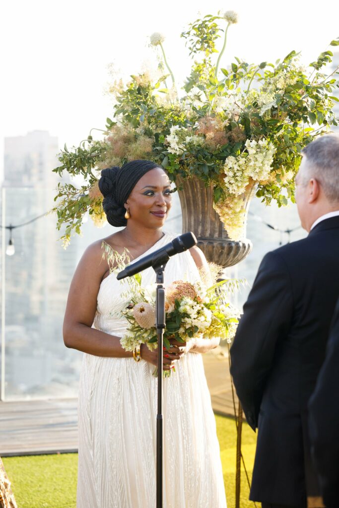 Chi and Andy’s wedding at Westlight at The William Vale Hotel in Williamsburg Brooklyn, New York City.