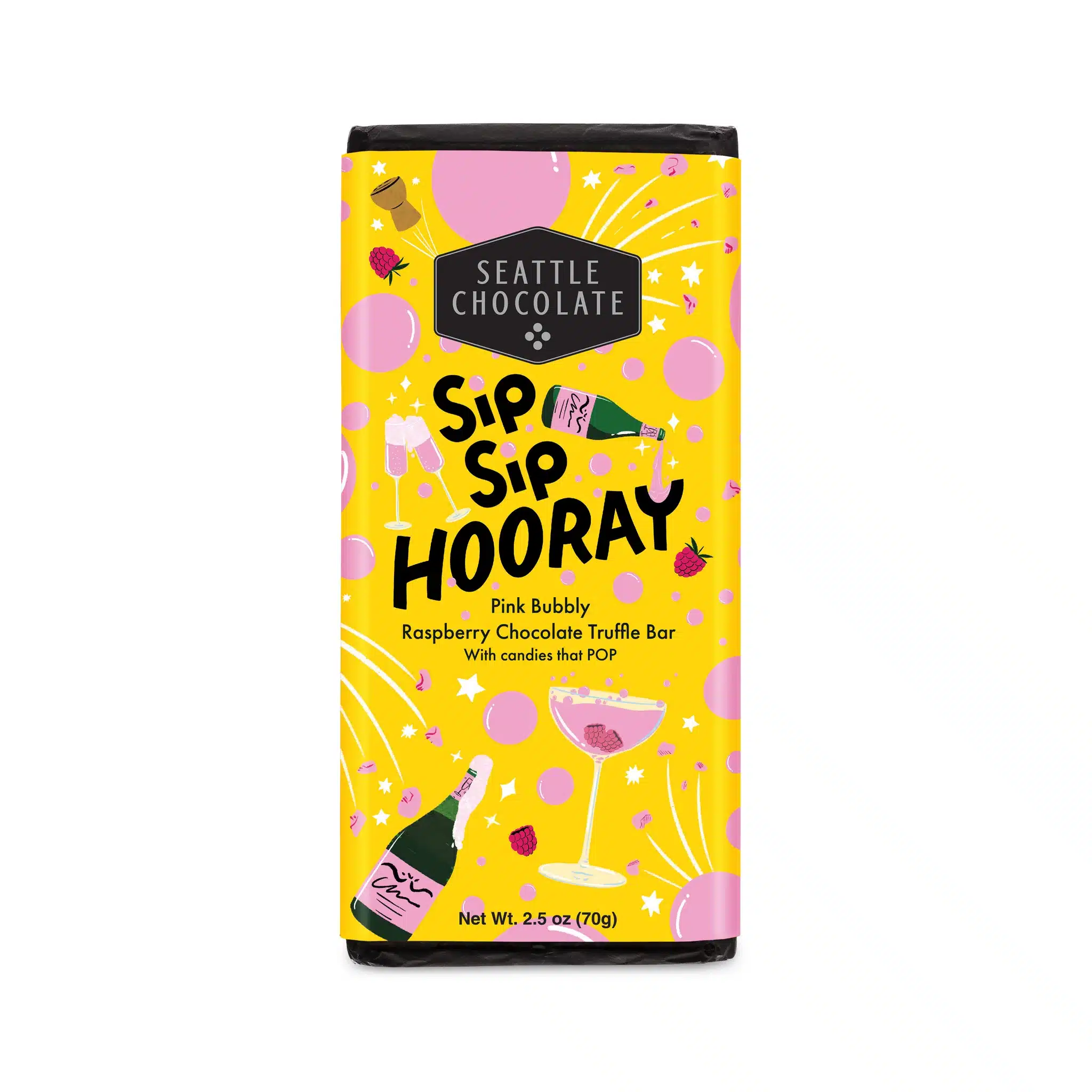 Sip! Sip! Hooray Truffle Chocolate Bar - Image 4